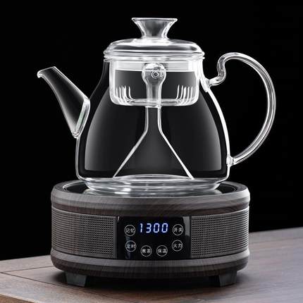 2024新款玻璃煮茶器专用蒸茶壶泡茶烧水养生壶保温电陶炉家用茶具