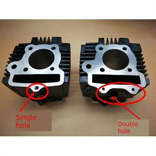 109国三套气缸Dy110-2Fe-15-15A单孔双孔气缸缸体