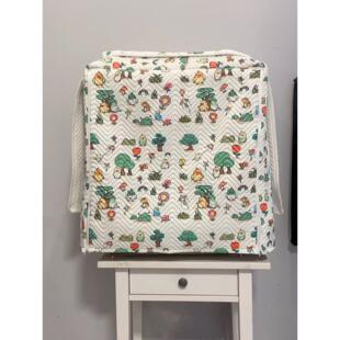 牡丹虎皮玄凤笼衣方形鸟笼罩衣防风遮阳罩衣遮光保暖鸟用笼衣笼布