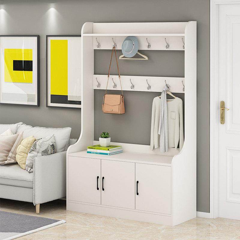 鞋柜玄关柜衣帽架一体靠墙2022新款爆款简约现代落地进门小户型,住宅家具,衣帽架,淘宝优惠券,粉丝福利购,淘宝优惠卷