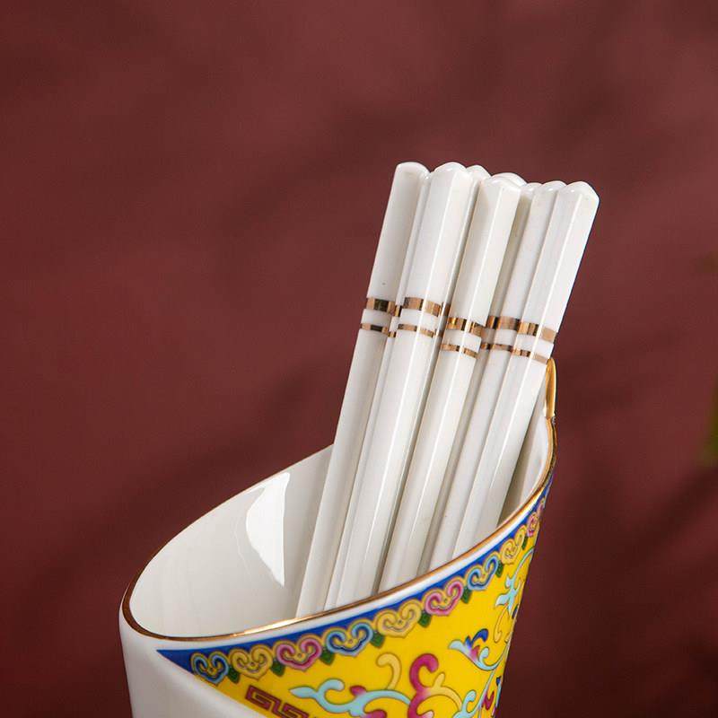 景德镇陶瓷餐具筷子筒置物架家用商用描金珐琅彩勺子笼沥水收纳筒,餐饮具,餐具笼/架,淘宝优惠券,粉丝福利购,淘宝优惠卷