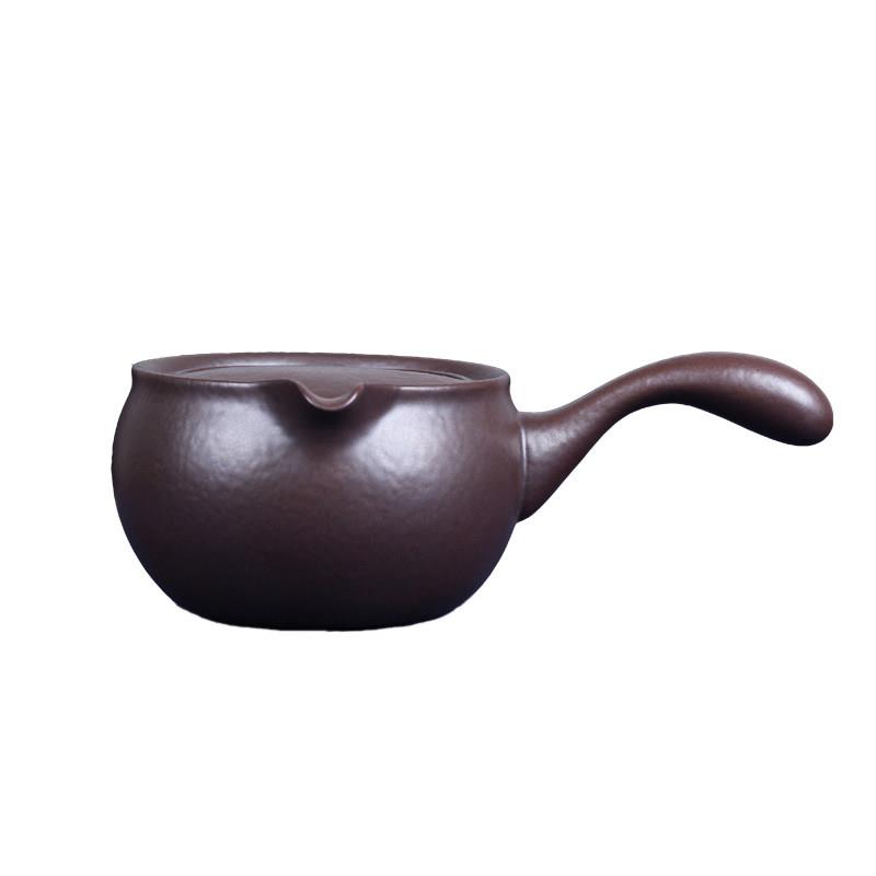 侧把陶壶陶瓷煮茶壶黑茶煮茶器烤茶壶养生壶家用电陶炉烧茶壶炭炉