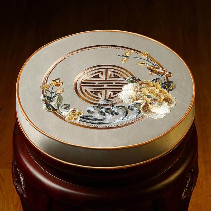 新中式圆形椅子坐垫藤椅垫子防滑古筝圆垫子鼓凳垫加厚圆凳垫定制,居家布艺,椅垫,淘宝优惠券,粉丝福利购,淘宝优惠卷