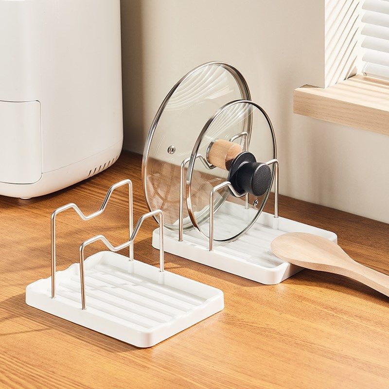 厨房锅盖架锅铲托置物架多功能家用台面收纳神器盖子沥水放置架子,厨房/烹饪用具,锅盖架/锅盖收纳垫,淘宝优惠券,粉丝福利购,淘宝优惠卷