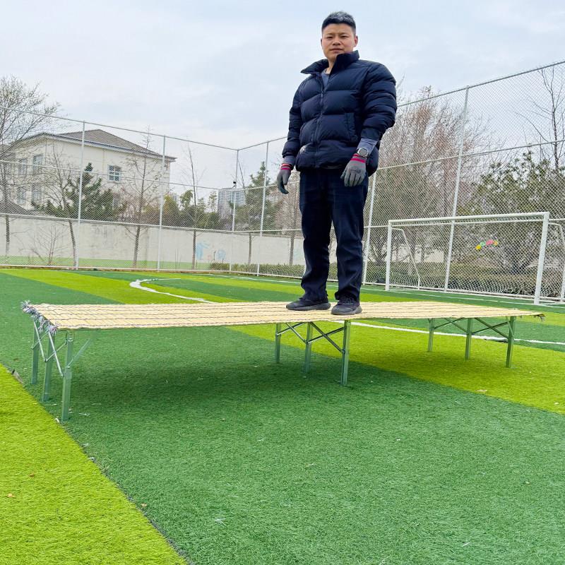 地摊货架摆摊折叠伸缩9腿直腿支架竹席摆货架夜市摊位可携式展示