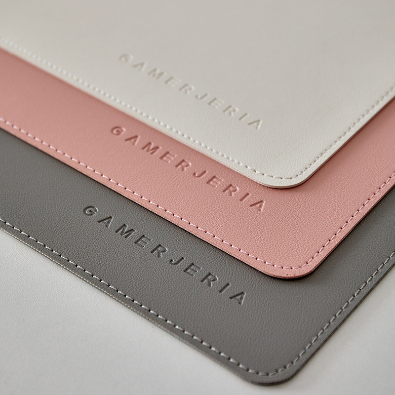 书桌超高级电脑桌鼠标垫皮革垫子键盘垫桌O布办公室桌面感大号定