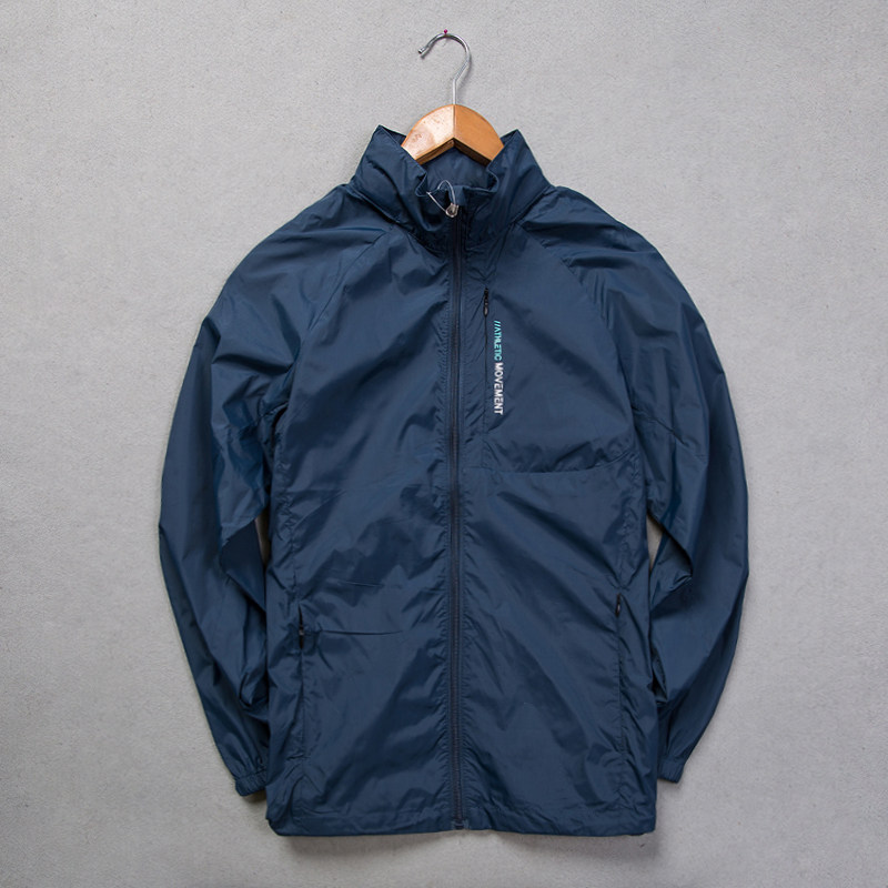 户外运动男士大码夏季单层超薄皮肤衣F透气挡风衣速干外套男夹克