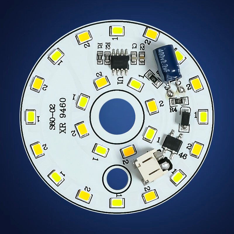 220V免驱动iLED光源圆形灯板筒灯吊灯灯片吸顶灯灯芯灯具灯盘替换