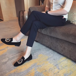 男九分裤 小脚9分西服裤 2020夏新款 款 潮 青年发型师休闲修身 小西裤