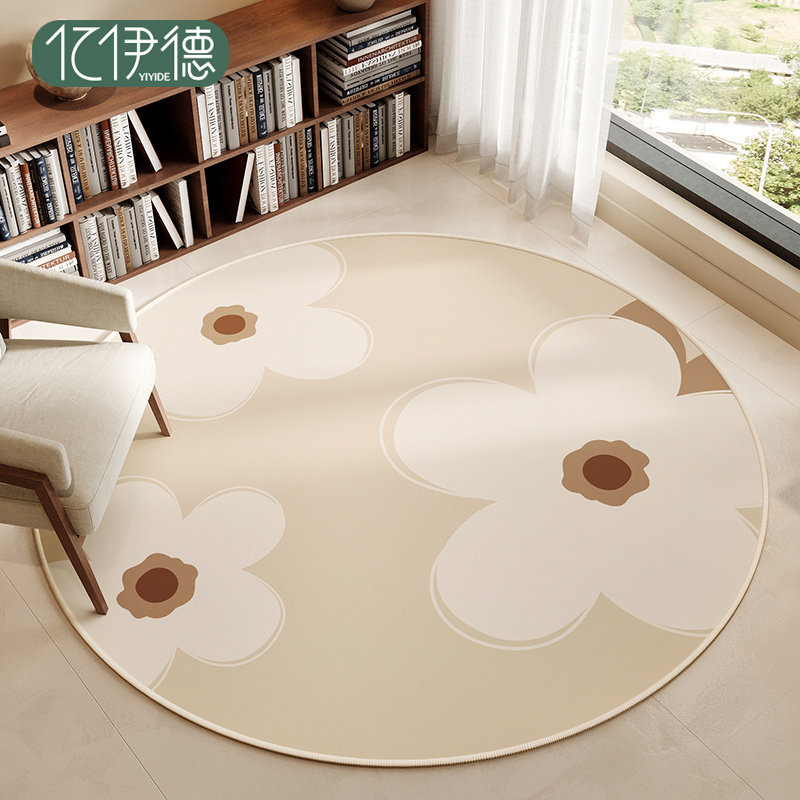 圆形地毯高级感客厅沙发茶几卧室书房电脑椅子垫转椅摇椅隔音地垫,居家布艺,转椅地垫,淘宝优惠券,粉丝福利购,淘宝优惠卷