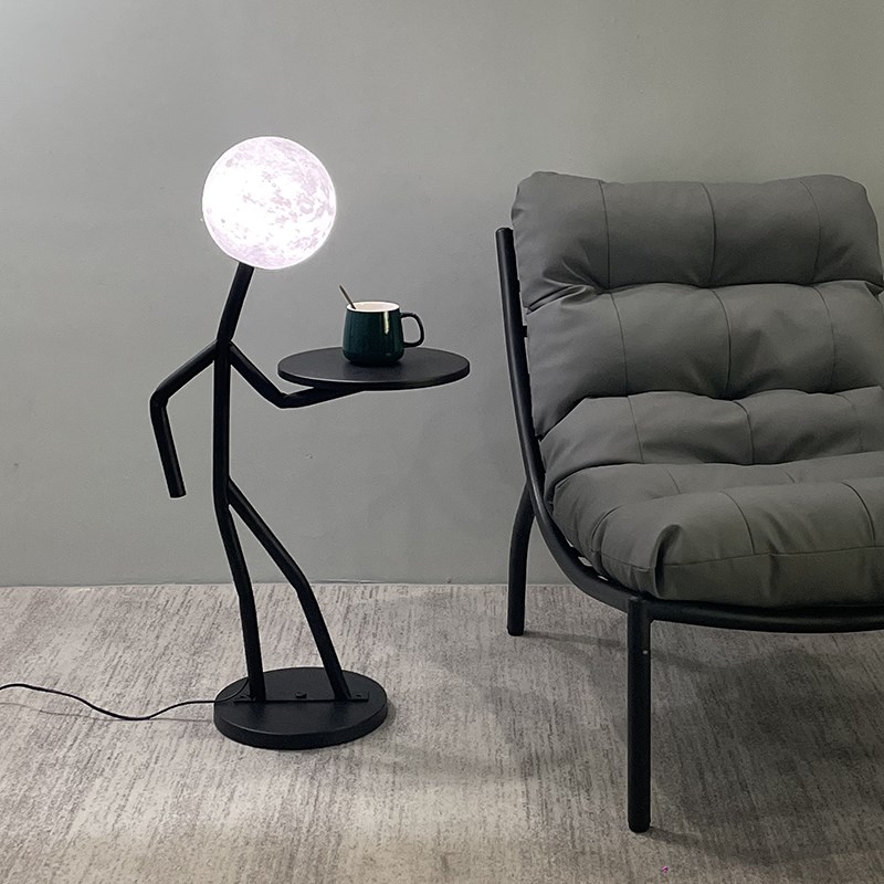 沙发边几小桌子茶几托盘置物架简约客厅卧室床头T圆球全光谱落地