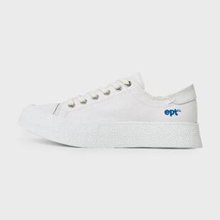 EPT踩屎感帆布鞋男女夏季新款厚底增高软底舒适低帮滑板鞋小白鞋