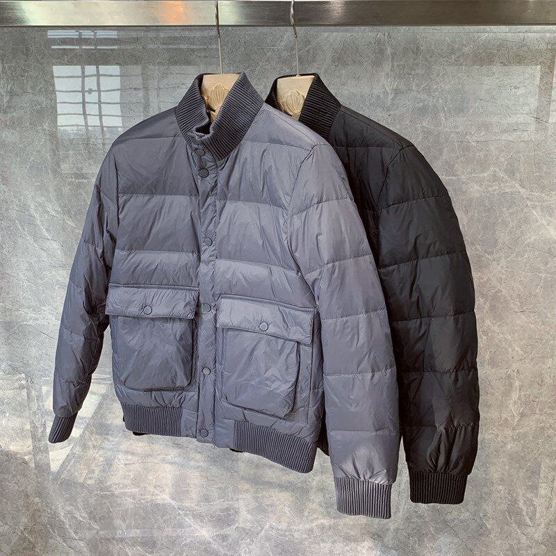 冬装男士立领修身短款轻薄羽绒服男韩版潮流日系韩国保暖棉服外套