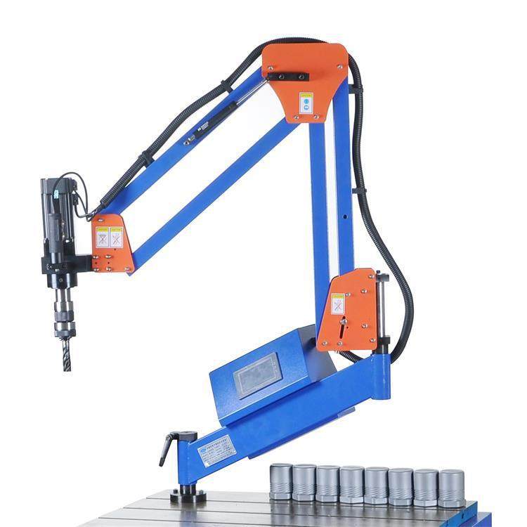 加长臂电动攻牙机加长机械臂伺服攻牙机M3-M20套扣机厂家ZHD402
