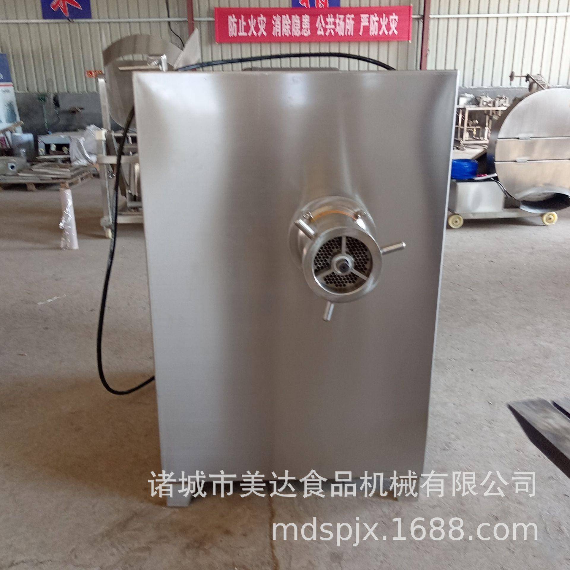 120绞肉机刀片商用养殖场碎肉设备宠物食品电动绞肉机厂家