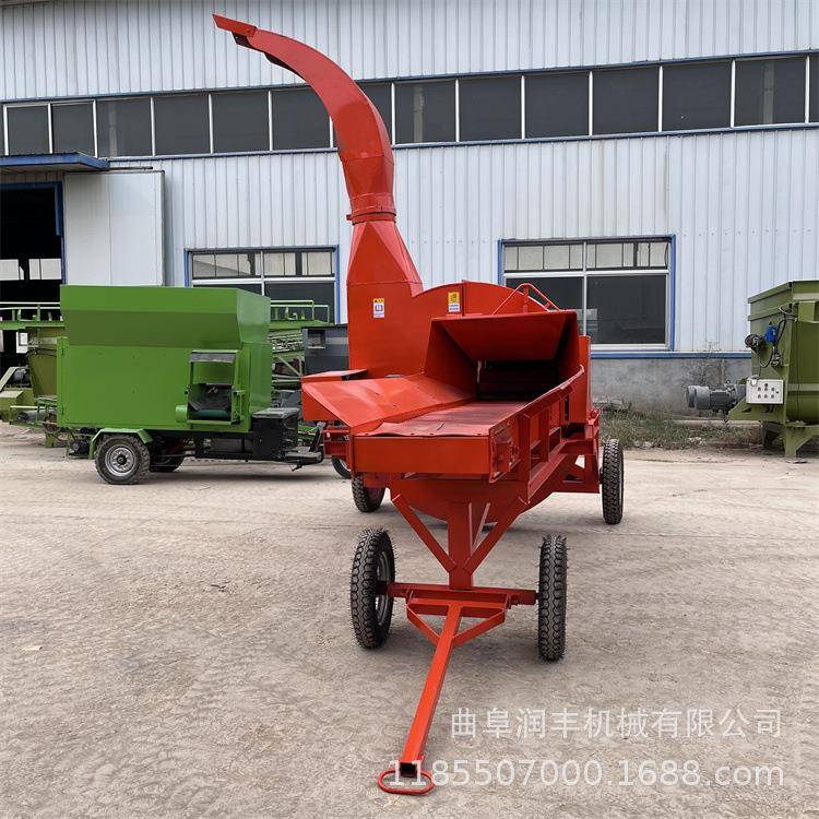 卧式切草电动揉搓机玉米秸秆青储铡切机6吨养殖场饲草料铡段机