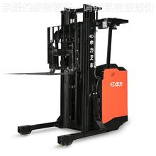 1.2吨站S驾双剪叉前货移式电动叉车CQD12SD 叉伸缩堆高UAV刀车