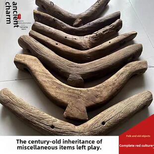 采购产品民俗，怀旧的老牛套，牛头，旧物品，旧农具，耕作牛套，