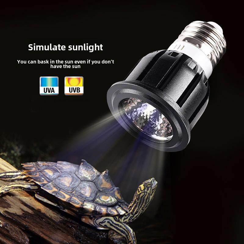 乌龟UVB晒背灯UVA紫外线灯补钙太阳灯全光谱爬宠蜥蜴led专用灯泡