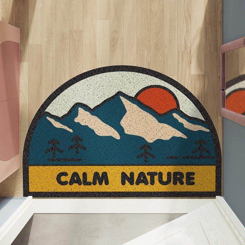 家用进门口动物半圆地垫耐磨脚垫入户防滑丝圈地毯pvc门垫复古风,居家布艺,家用脚垫,淘宝优惠券,粉丝福利购,淘宝优惠卷