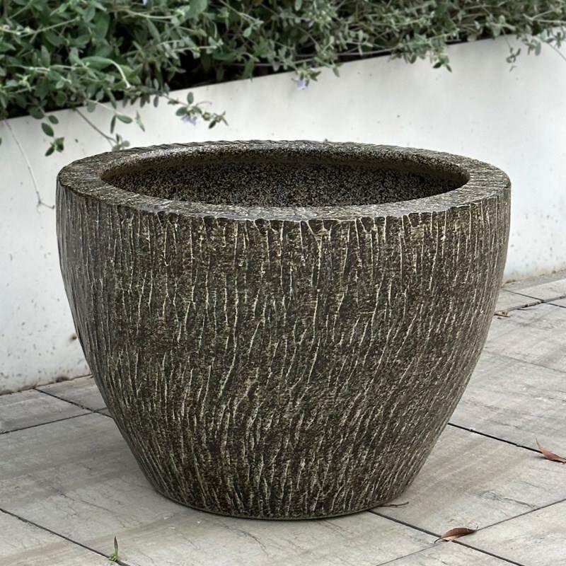 青花瓷庭院大型陶瓷鱼缸适合养鱼与睡莲荷花的开放式金鱼缸