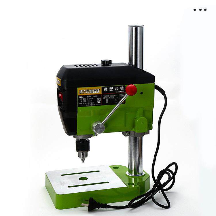 迷你字台转 480W 精密微型台式钻床 发光字打孔工具 广告行业 小