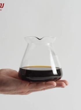 400ml感官咖啡分享壶OREA SENSE耐热高硼硅玻璃手冲品鉴杯公道壶