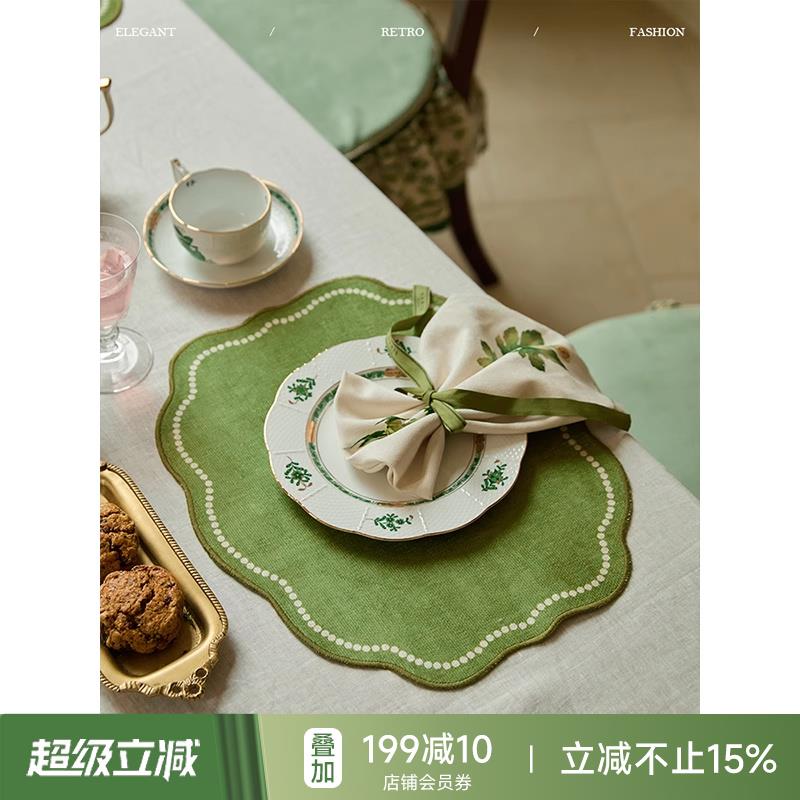 蜡笔派布朗尼餐垫法式垫布纯色百搭家用隔热垫整体橱柜盘垫高档西