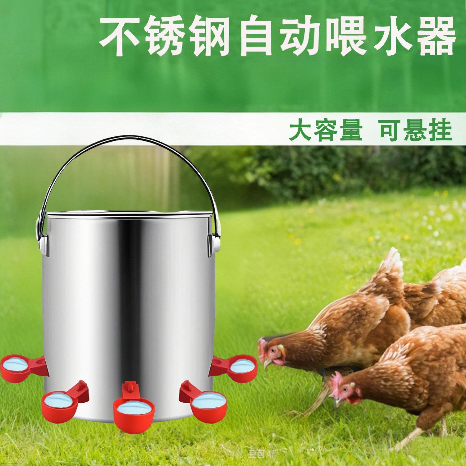 养鸡鹅养殖鸽子喂水器家禽喂小鸡鸭自动喂水饮水器喝水专用饮水碗