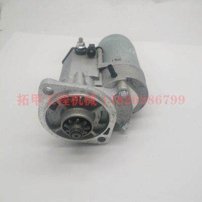 挖掘机福田雷沃FR80G发动机康明斯B3.3启动马达起动电机进口配件
