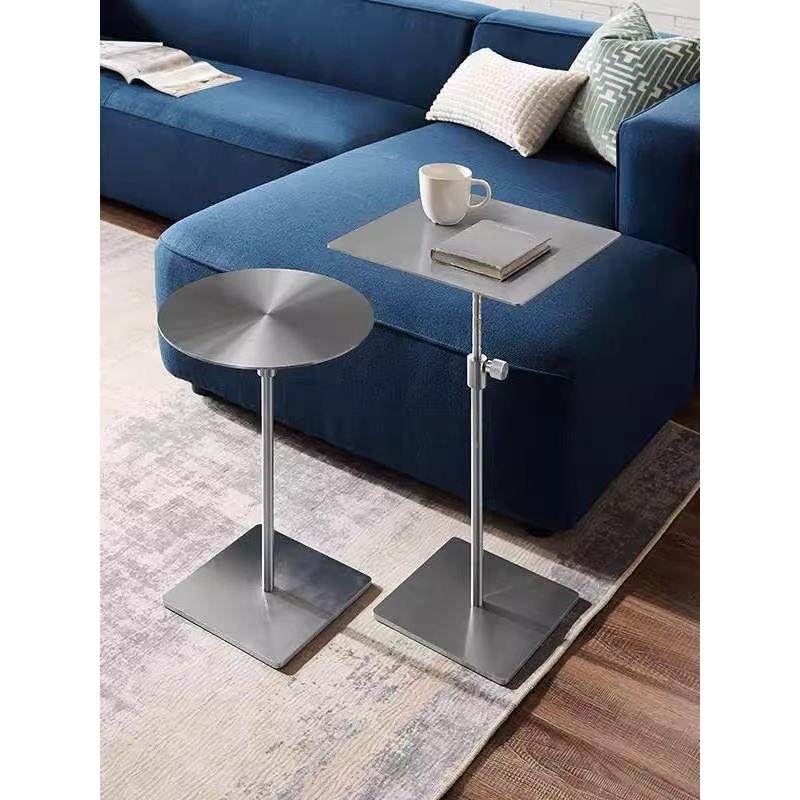 不锈钢升降边几小圆桌高脚茶几移动沙发边桌咖啡桌子奶茶金属角几,住宅家具,角几/边几,淘宝优惠券,粉丝福利购,淘宝优惠卷