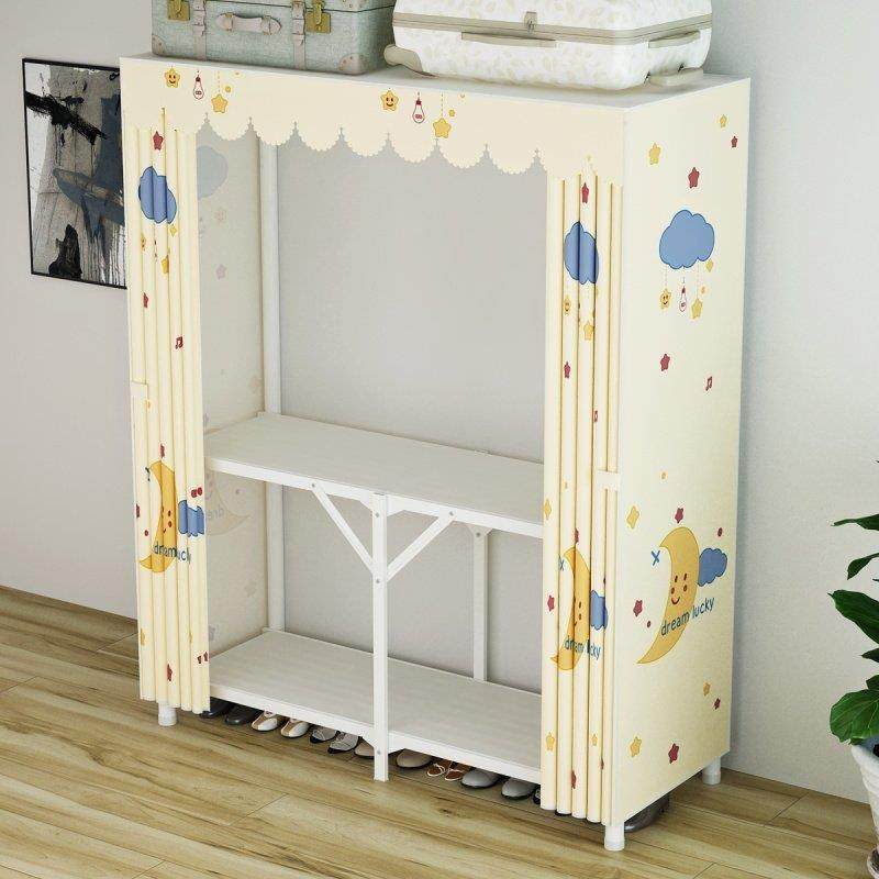 衣橱折叠衣柜单人宿舍免安装布衣柜钢管加粗加固家用卧室挂衣柜,住宅家具,独立衣柜,淘宝优惠券,粉丝福利购,淘宝优惠卷