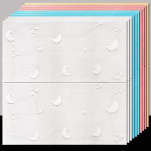 3d立体墙贴墙纸自粘客厅天花板贴纸卧室屋顶吊顶棚顶装饰壁纸自装