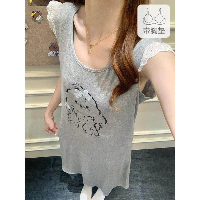莫代尔棉绸睡裙女款2025新款夏季可爱带胸垫吊带背心睡衣家居裙子,女士内衣/男士内衣/家居服,睡裙,淘宝优惠券,粉丝福利购,淘宝优惠卷