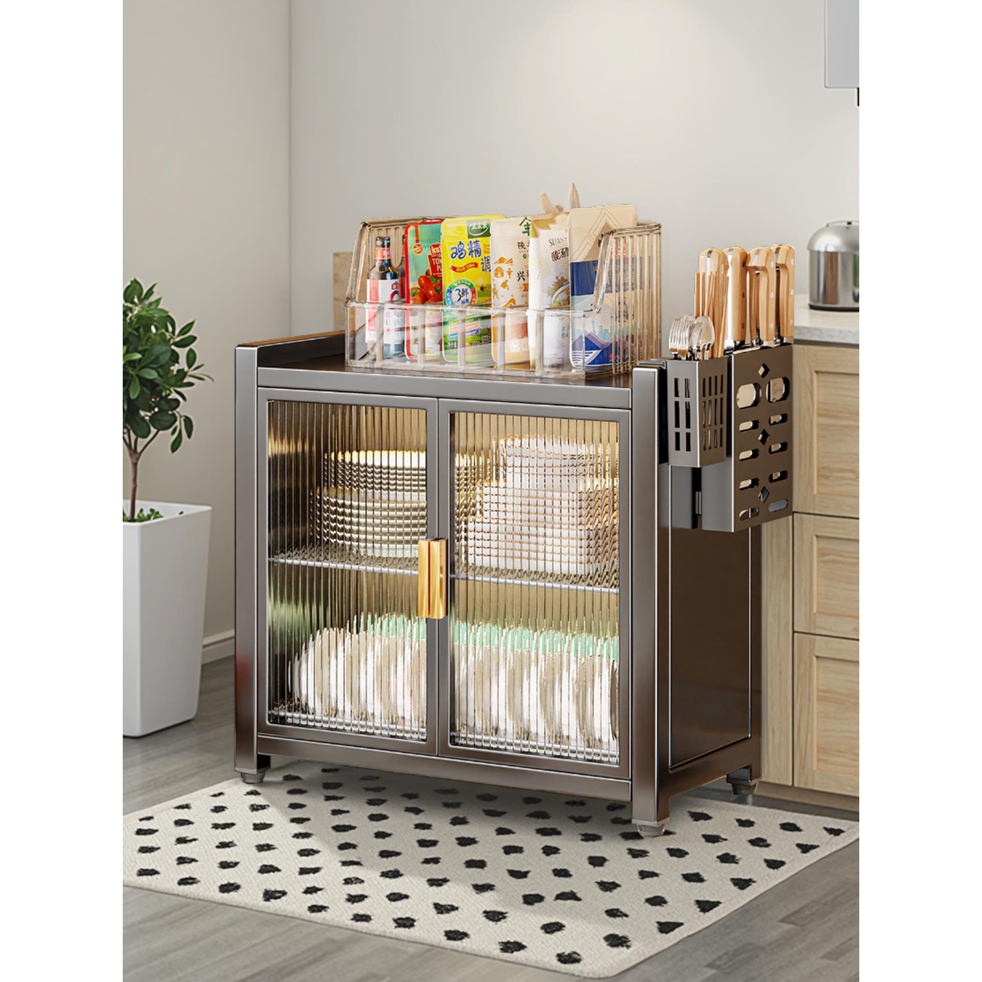 碗架厨房刀架调料品置物架家用台面沥水收纳架放碗盘子多层碗碟柜