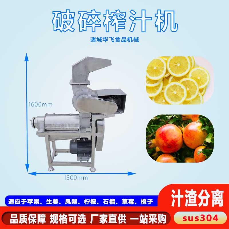 鲜榨橙子柠檬果汁机不锈钢番茄脱皮榨汁机食品厂果蔬连续榨汁机