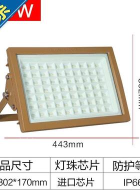 led防爆灯仓库厂房l100w200瓦30050w防水防尘应急隔爆型加油站投