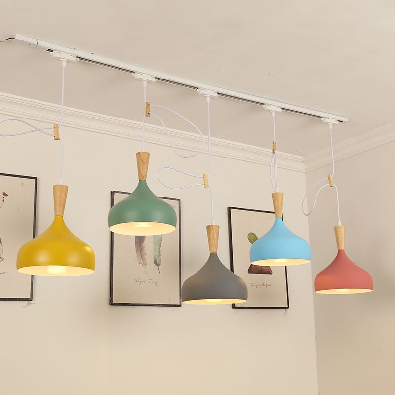 北欧可移动轨道灯现代简约工业风办公H室餐厅服装店商用补光导轨