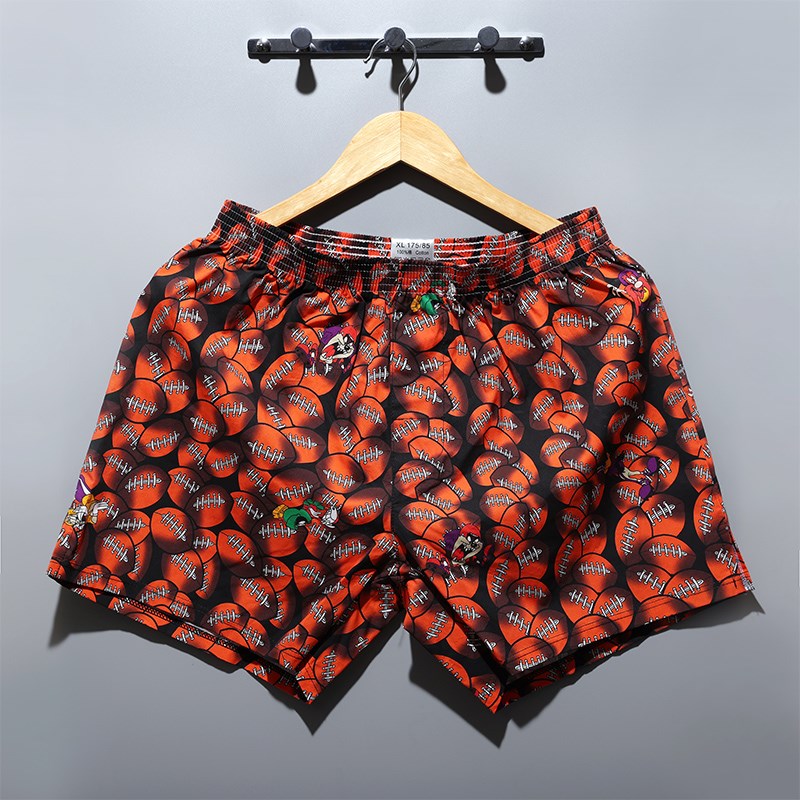 宽松阿罗裤男士内裤纯棉四角裤大码透气舒适居家睡裤夏季男生短裤