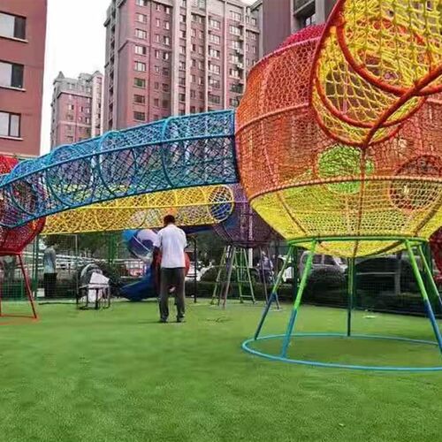 户外涤纶防c护网 攀爬网 拓展网 护栏网 球场围网  儿童游乐设施