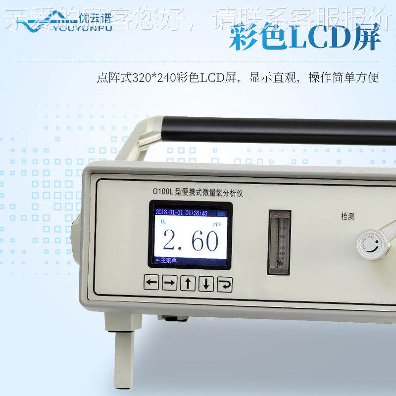 微量氧分析仪便携式氢纯气度检仪测露分析YP-O100L仪便携式微点量