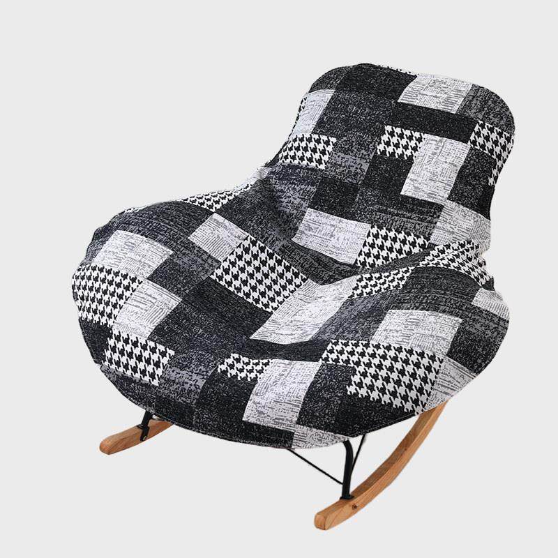 摇摇椅单人沙发垫单个椅子替换套罩盖布摇椅懒人躺椅垫坐垫防滑垫