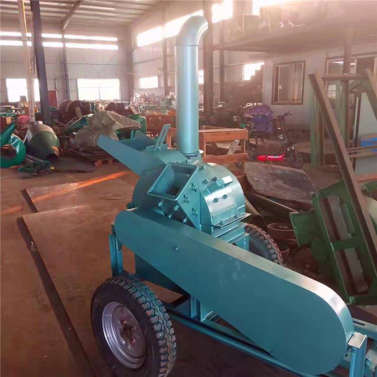 海南供应椰子壳破碎设备双进料口树枝粉碎机圆木多功能木材粉碎