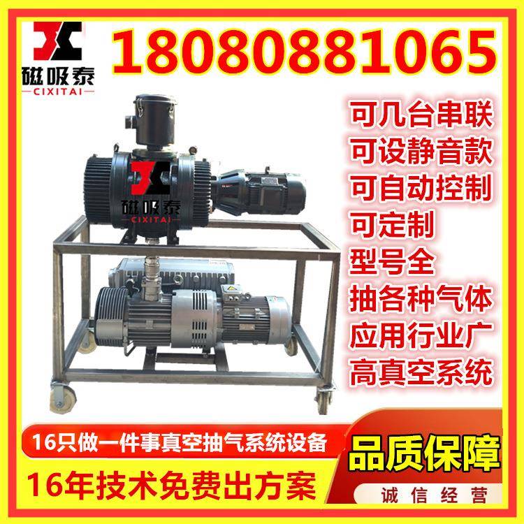 XD100铝质气体传输真空泵食品行业多真空机组单级旋片电动真空泵