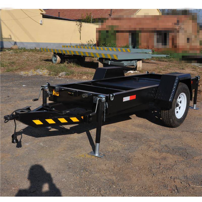 2吨骨架拖车框架拖车发电机组拖车牵引平板拖车