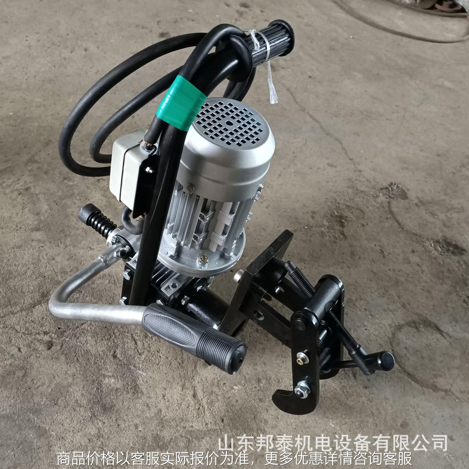 轨道空心钻轨器便携式31钻孔机手持钢轨开孔器铁道钻眼机现货