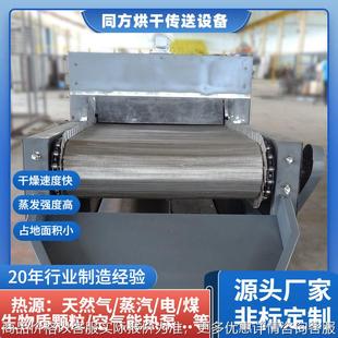 小型高溫加密網帶干燥機 兩種介質轉換使用 烘干機 氣電兩用單級式