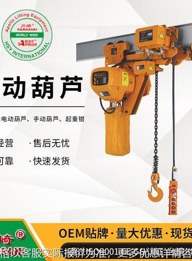 KAWASAKI  超低空间运行式电动葫芦1ton 低净空电动葫芦链条
