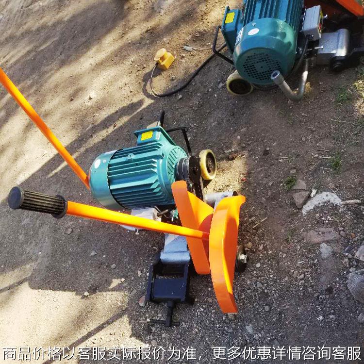 导轨切断器电动 铁路工务专用切割电锯 380双摆式铁轨断轨机