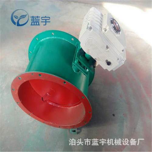 D341W-2.5法兰式电动通风蝶阀非标法兰方形-百叶多叶型气动蝶阀